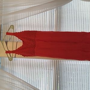 Studio West Orange sundress size M